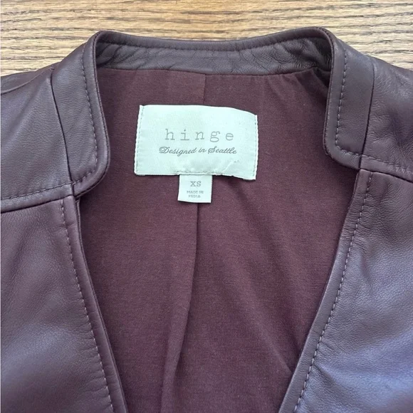 Buttery soft hinge leather jacket - Picture 2 of 8